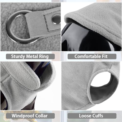 FEimaX Hundepullover Hundejacke Winter Warme Hundemantel für Kleine Mittlere Hunde Fleece Hundeweste Welpen Weiche Wintermantel mit Leinenring