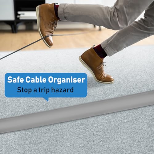 Floor Cable Cover, 2M PVC Floor Cable Protector - Image 3