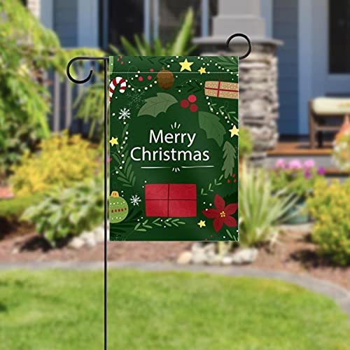 Drapeau de jardin Merry Christmas lavable et durable pour décoration extérieure - 5