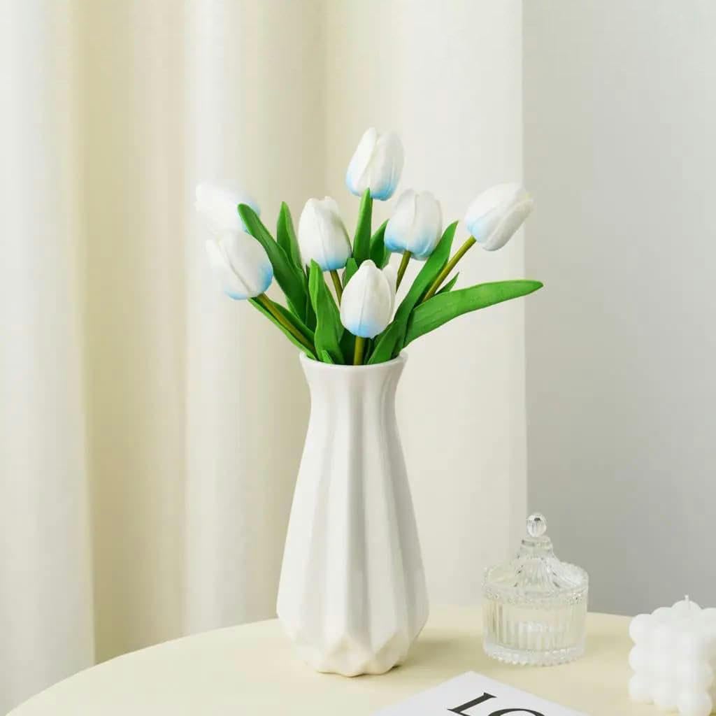 CVJdfhRE fake flowers， 5pcs Orange Flower Artificial Bouquet Foam Fake for Home Garden Decor Wedding(Hg2 20)