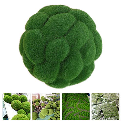 Amosfun 10 cm Kunstmatige Mosrotsen Decoratieve Faux Groene Stenen Mos Overdekte Stenen Nep Mos Decor voor… - Image 6