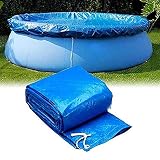 [Nota]: El tamaño de cobertor para piscina en el título es el tamaño real, puede haber pequeños errores, seleccione el apropiado cubierta de acuerdo con el tamaño de su piscina.