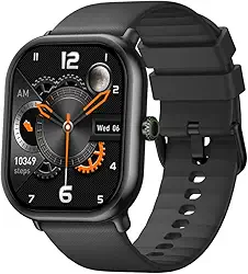 Zeblaze GTS 3 Pro Relógio inteligente (atender/fazer chamada), 1,97 "SmartWatch para homens, mulheres mais de 100 modos esportivos, IP68 à prova d'água, Bluetooth Call & Music Control (preto)
