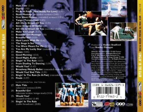 Singin' in the Rain 1952 Film Soundtrack