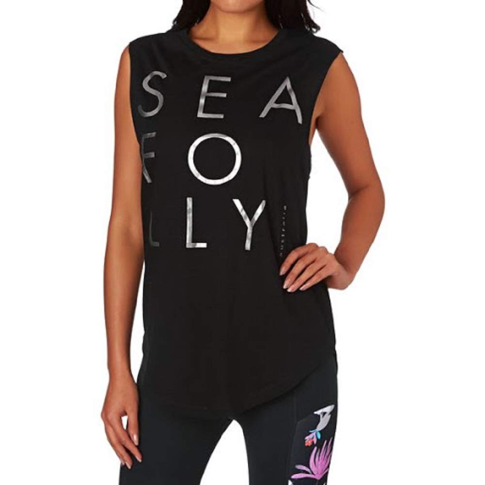 SeafollyWomen's Botanica Foil Logo Active Tank
