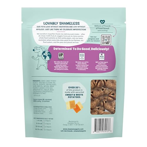 Image of Shameless Pets Soft & Chewy Dog Treats, Talk'n Turkey Meaty Tenders, 1.5lb - Real Turkey is 1st Ingredient - Grain Free, No Corn or Soy - Digestive Support - for Small, Medium & Large Dogs