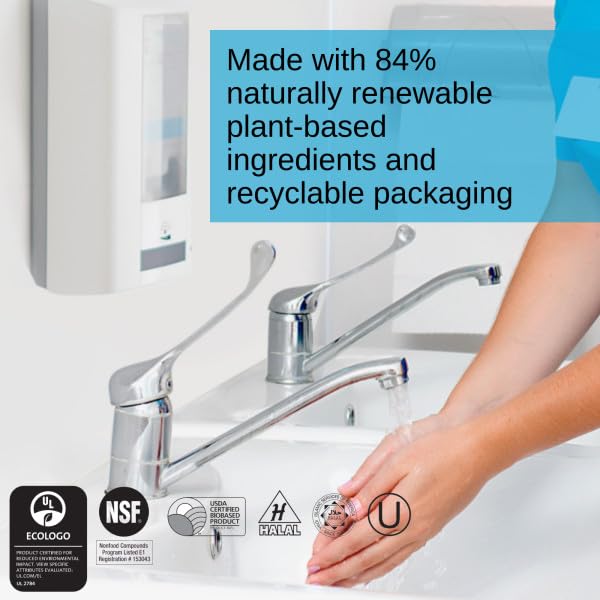 Image of Diversey Soft Care Sensitive Foam Hand Wash, 1.3 L Cartridge, 6 Pack | IntelliCare Cartridges, Hand Wash, Liquid and Foam Formulas, Sealed Dispenser Refills, Commercial Washrooms