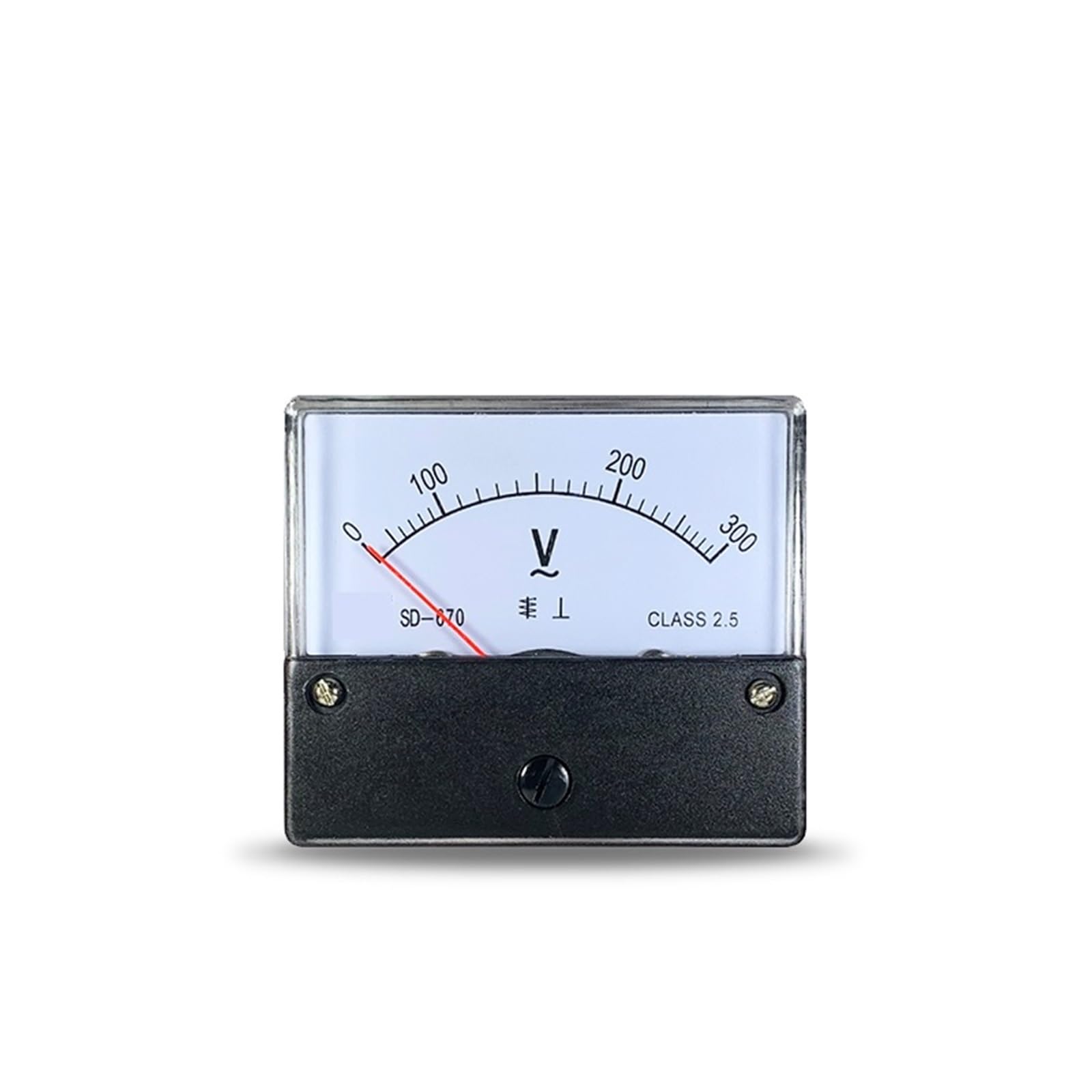 Voltímetro de CA de 500V analógico modelo SD670 con panel de puntero de 52 mm 5