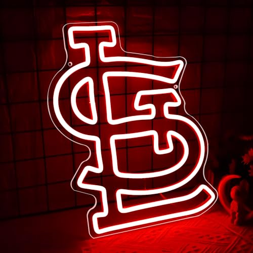 Image of Baseball Neon Sign for Wall Decor Baseball Neon Light Baseball Sports LED Neon Signs for Man Cave,Club,Bar Pub,Party,Christmas Birthday Gifts for Man,Boys,Fans,Size 13.8 * 11.1inch(XD241)