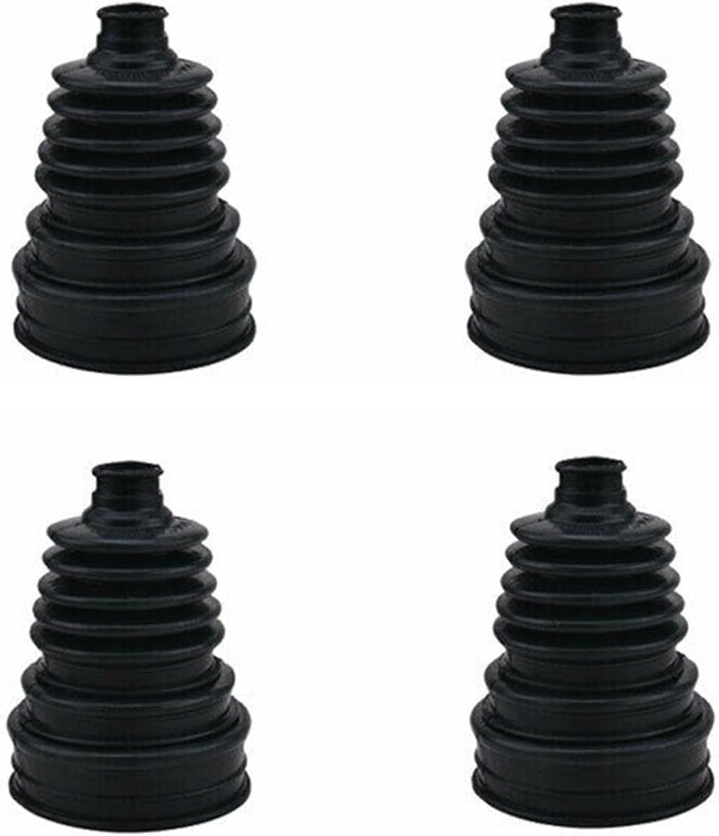 4Pcs Universal Car CV Joint Boot Silicone Constant-velocity Dusts Cover Drive Shaft CV Boot Joint Cover