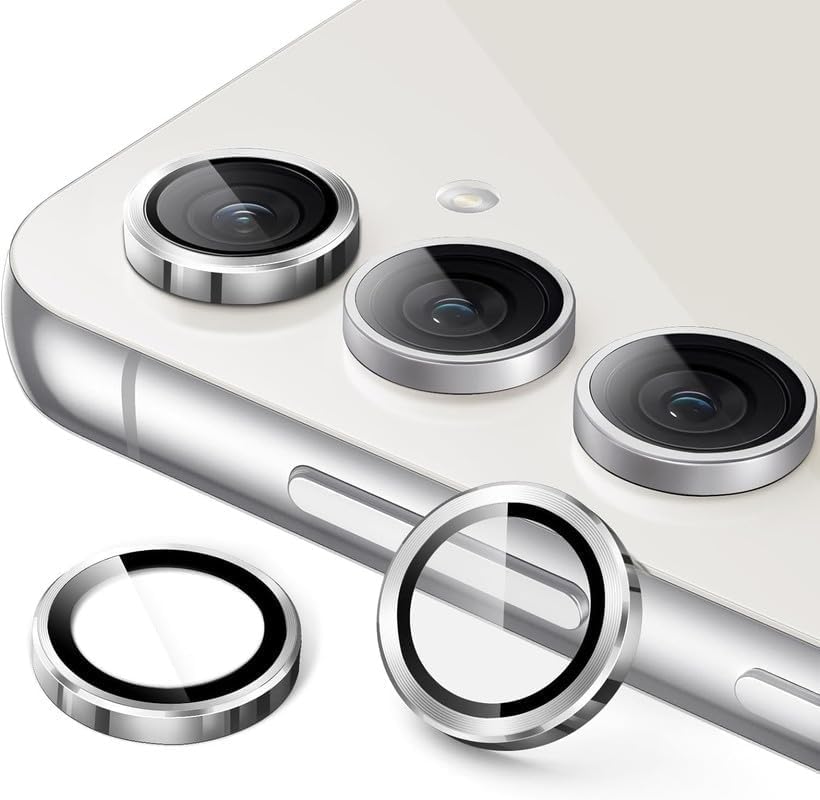 Image of for Samsung Galaxy A15 5G Camera Lens Protector, 9H Tempered Glass, 3 Pack -1 Set SILVER