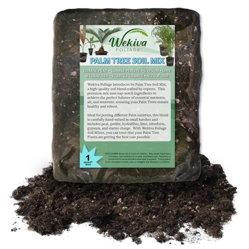 Palm Tree Growing Soil Mix – 1 Quart - Custom Soil Blend – Potting Mix for Palm Trees –...