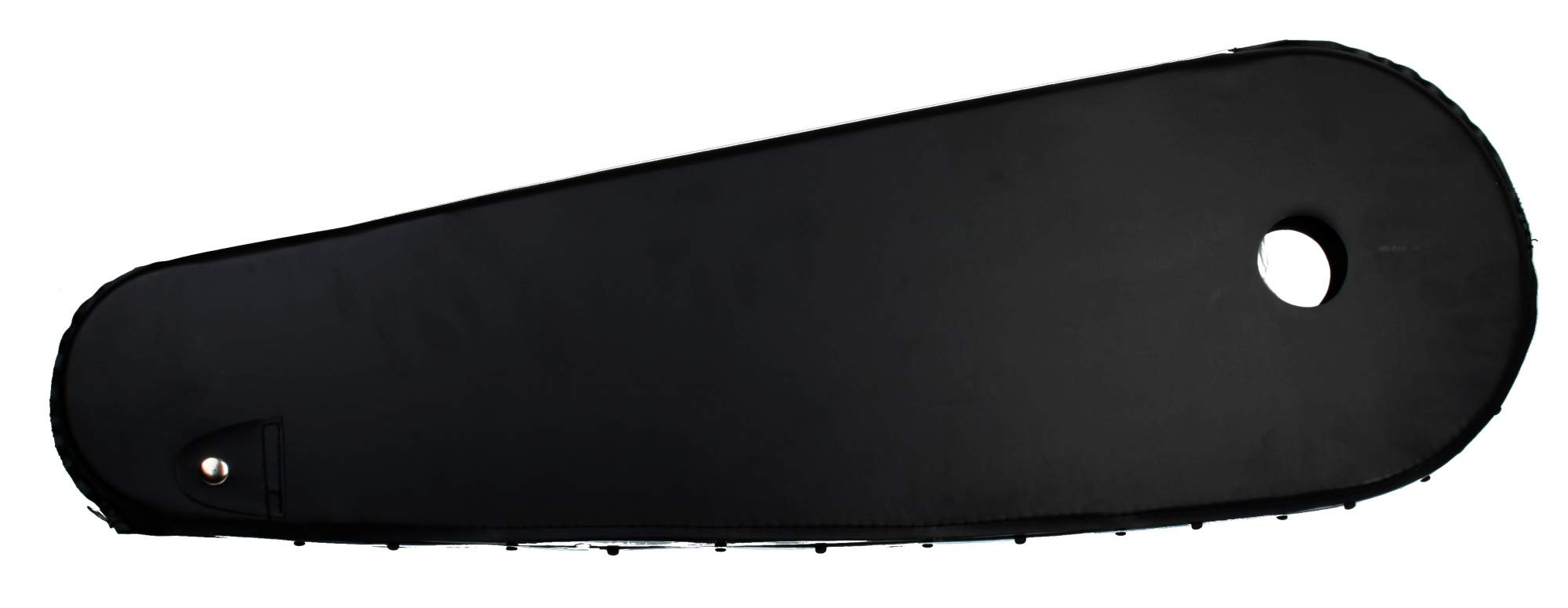 KETTINGKAST 28"-TOUR LAKDOEK MAT-ZWART