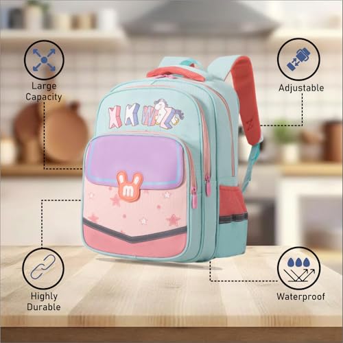 Image of Tinytot 22 Litre 17-Inch Waterproof Large School Bag for Boys & Girls, Kids School Bag, School Backpack for Girls and Boys, for Kids, Ideal for Children