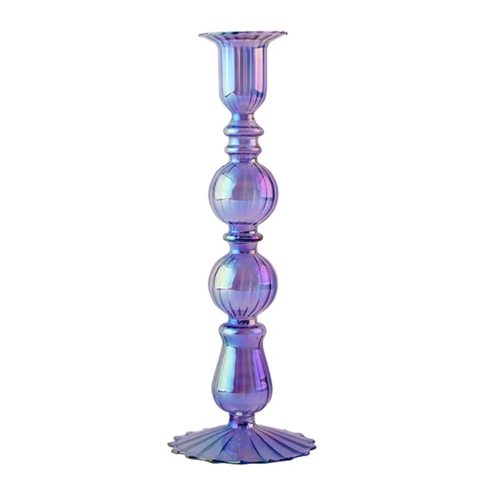 Candle Holders Candlesticks Taper Candle Holders Tall Decoration Party Glass Vase Home Decor Wedding(Style14)