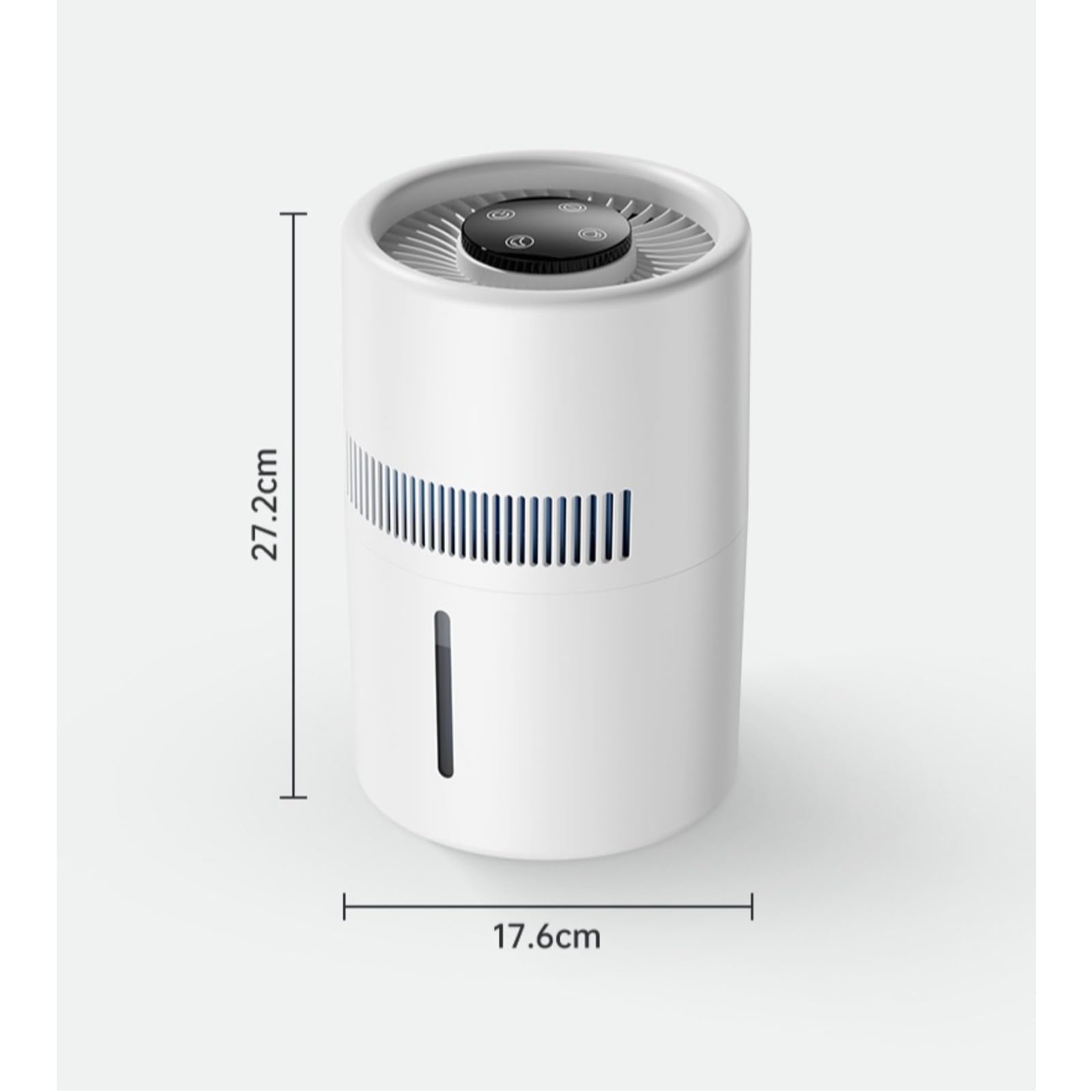 Osmo AirMistify Pro Luftreiniger & Luftbefeuchter (4L), 99,9% Allergen-Reduktion, Leiser Nachtmodus, gegen Tierhaare, Staub, Pollen und Rauch für Schlafzimmer, Büro