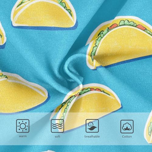 Wusikd Yellow Taco Girls' Underwear Cotton Girls Briefs Soft Toddler Underwear 2T3