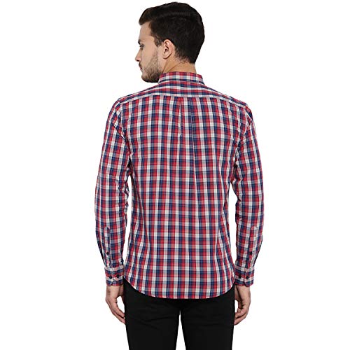 Image of Red Tape Men's Checkered Regular Fit Casual Shirt