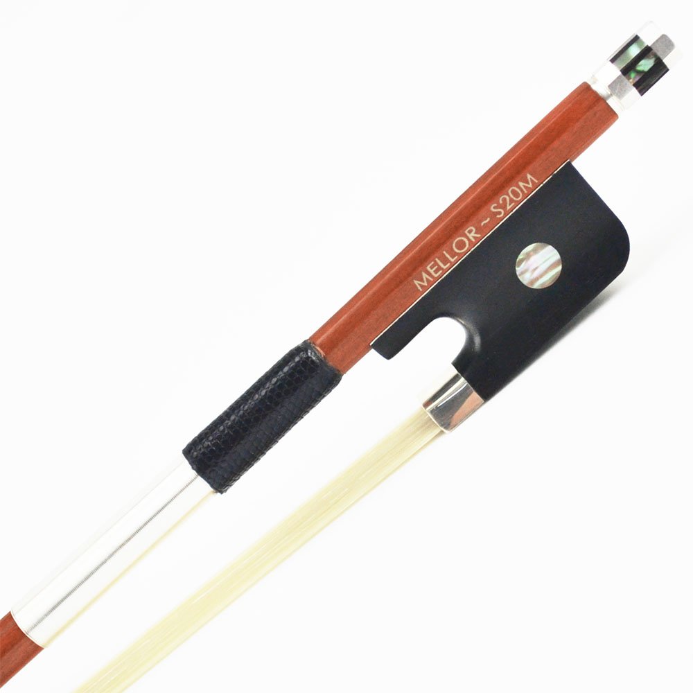 Amazon | 純銀製 フェルナンブコ ビオラ弓 Pernambuco viola bow