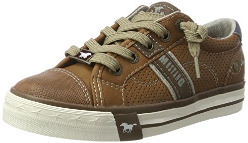 MUSTANG Unisex-Kinder 5024-302-307 Low-Top, Braun (307 Cognac), 36 EU