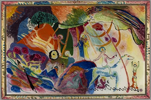 Affiche Kandinsky Allerheiligen II impression sur toile sans cadre 58x90 cm