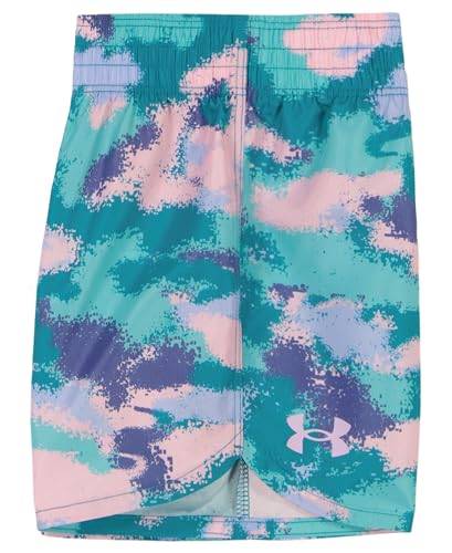 Image of Under Armour Girl's 2-Piece Short Sleeve Graphic Tee and Shorts Set, Outdoor Collection