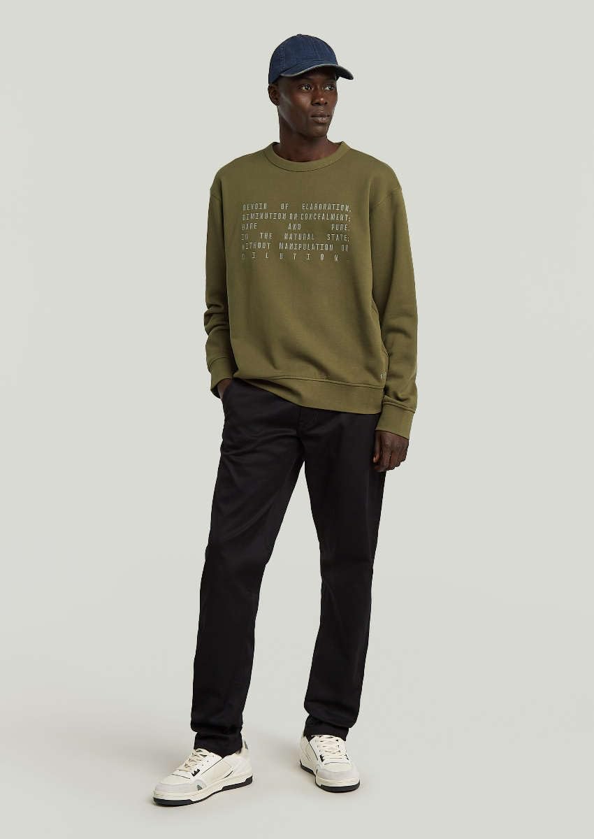 G-Star Text Graphic R SW Felpa Uomo