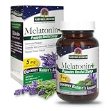 Nature's Answer Melatonin+, 60 Count Capsules Promotes Restful Sleep | Melatonin plus Essential oils Lavender Calms and Relaxes