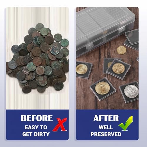 120 porta monedas ajustables y cajas de almacenamiento miniatura 3