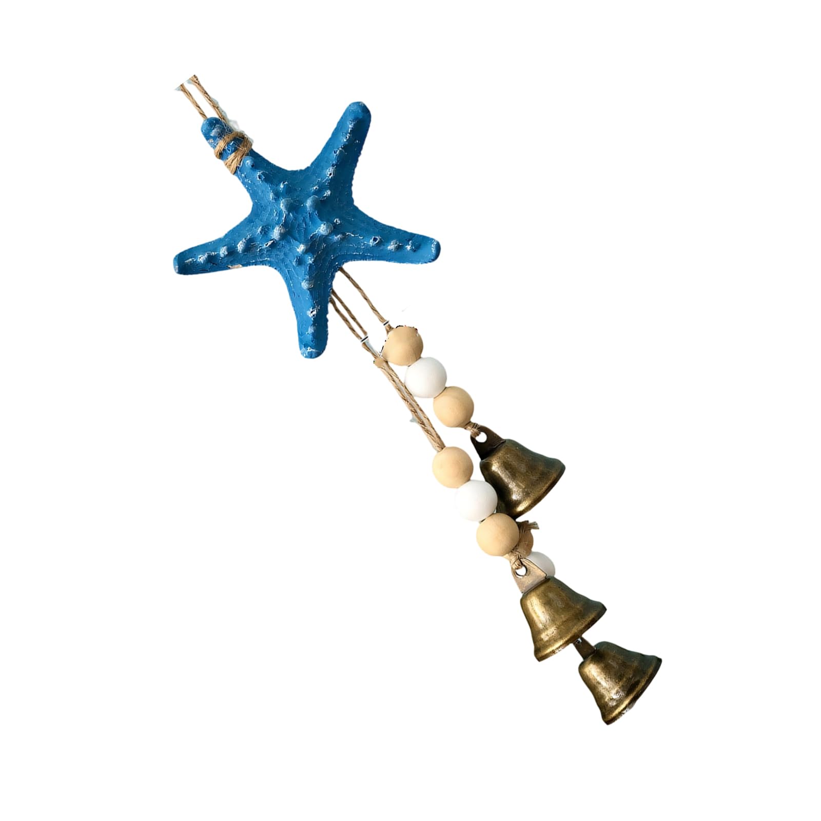 Home Wood Windchime with Turtles Seahorses Starfishs Garden Decoration Starfishs Wind Chimes for Outside