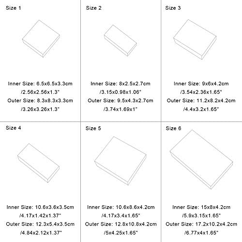 BENECREAT 20 Pack Kraft Paper Drawer Box Festival Gift Wrapping Boxes Soap Jewelry Candy Weeding Party Favors Gift Packaging Boxes - Brown (8.3x8.3x3.3cm)
