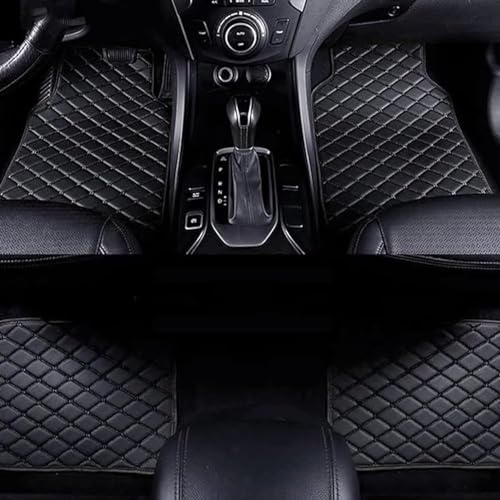 4 alfombrillas de cuero para el suelo del coche para Mercedes Benz A-Klasse W177 2018 2019 2020 2021 2022 2023 alfombrillas personalizadas para la parte delantera y trasera del coche antideslizantes