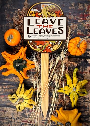 Victory Garden Of Tomorrow Leave The Leaves - Garden Sign thumb #2