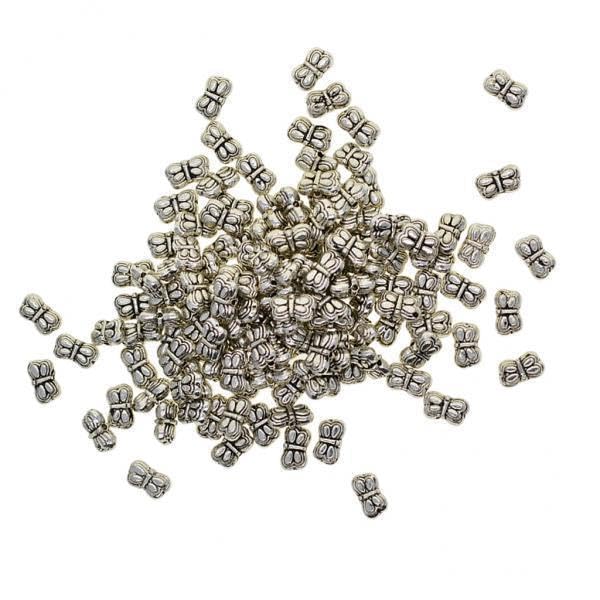 SNAPPSY 2x100pcs Butterfly Loose Spacer Beads Jewelry Making Accessory Ornaments Craft-picture-26