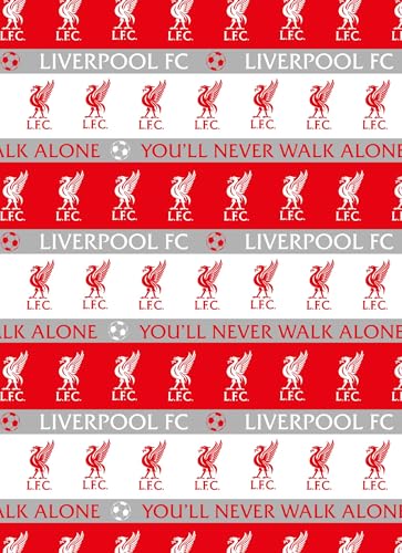 Liverpool FC Rouleau de papier cadeau d'anniversaire Motif football 3 m