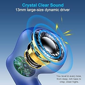 Wireless Earbuds, Bluetooth 5.4 Earbuds Stereo Bass, Bluetooth Headphones in Ear Noise Cancelling Mic, Earphones IP7 Waterproof Sports, 32H Playtime USB C Charging Case Blue Ear Buds for Android iOS Wireless Earbuds Bluetooth 54 Earbuds Stereo Bass Bluetooth Headphones in Ear Noise Cancelling Mic Earphones IP7 Waterproof Sports 32H Playtime USB C Charging Case Blue Ear Buds for Android iOS