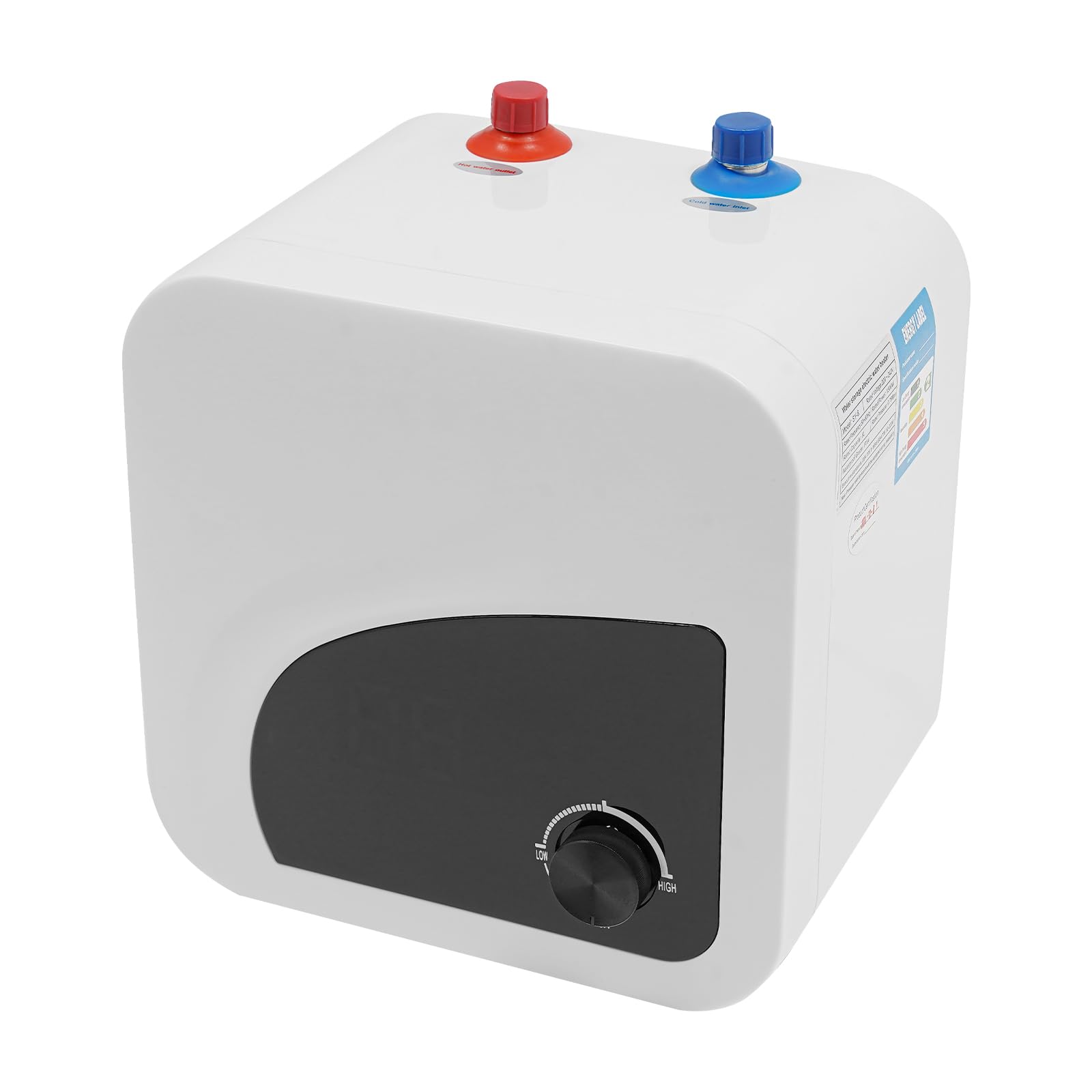 Podgrzewacz wody, mini podgrzewacz wody, wyświetlacz LCD, regulacja temperatury (86-149℉), wodoszczelność IPX4, 1500 W, regulacja temperatury
