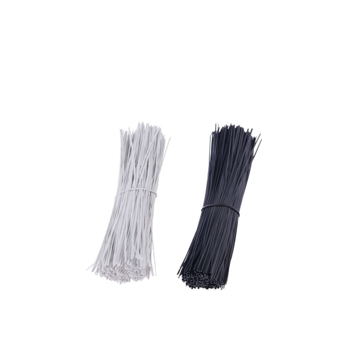 Yardwe 1000 Etichette Per Fascette Stringicavo Da 0 45 Mm Fascette in Filo Di Ferro Rivestito in Plastica Organizer Versatili Per Cavi