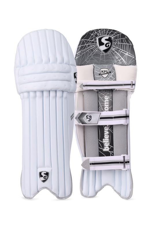 SG Cricket Batting Legguard - Sierra Spark, PVC Facing, Dual Density Foam Protection (Adult, Youth, Junior Sizes)-image-45