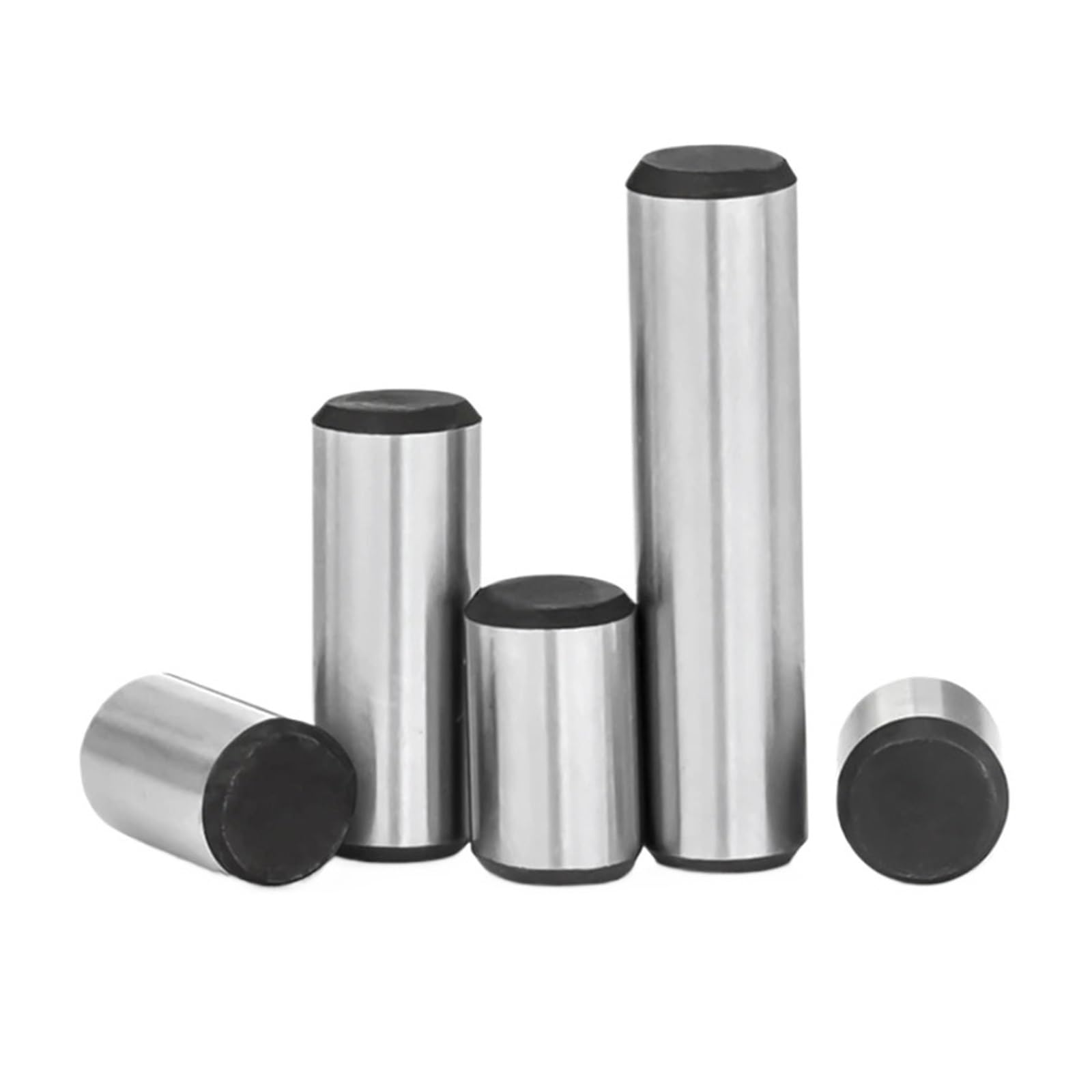 Dyyeuavt 55Mm M3 M4 M5 M6 M8 High Strength Quench Hardened Steel Solid Cylindrical Dowel Pins Fixed Parallel Pin(M3 20Pcs,)