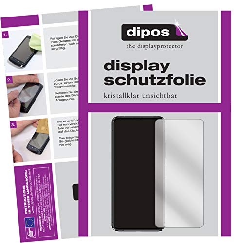 dipos I 2X Protector de Pantalla Compatible con ASUS Zenfone 7 pelicula Protectora Claro