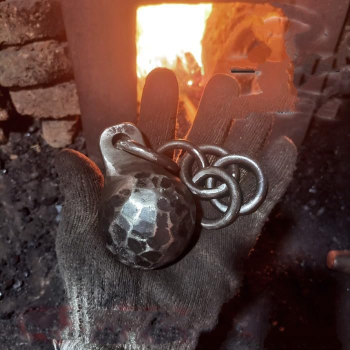 Handmade Solid Spring Steel Meteor Hammer Kung Fu Wushu LiuXingChui Head Shaolin Melon Hammer #2703