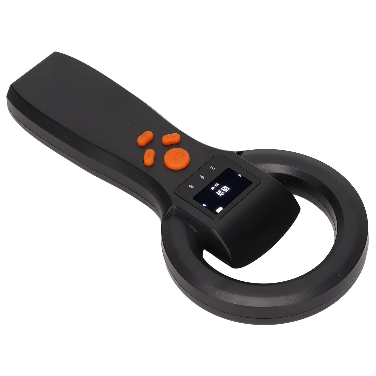 POENVFPO Etichetta di Comunicazione Wireless Reader di Tag Portatile per L'allevamento dello Scanner per Microchip per Animali Domestici per il Chip di Animali Universali Facili da Facile (BLACK)