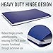 11x17 Report Cover Pressboard Binder Poly Panels Includes Fold-Over Metal Fasteners Blue Package of 6