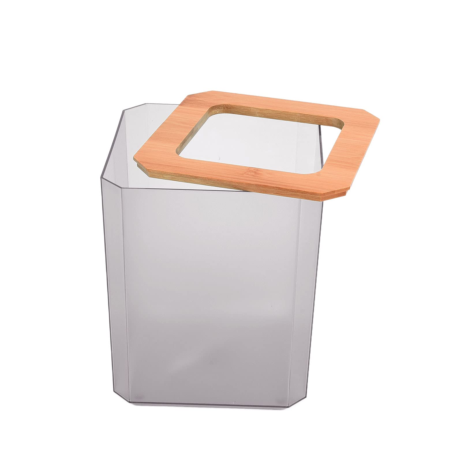 Juego de Accesorios de Baño de bambú Modernos, Caja de, Soporte para Cepillo de Dientes, Decoración del Baño del Hotel, 7 Uds. (Grey)