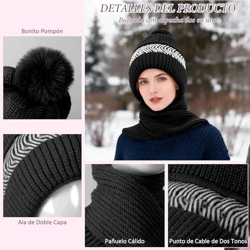 Catálogo para Comprar On-line Gorros de punto para Mujer que puedes comprar esta semana. 15 Imagen adicional