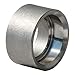 Stainless Steel 316 Cast Pipe Fitting, Half Coupling, Socket Weld, MSS SP-114, 2" Female X Plain