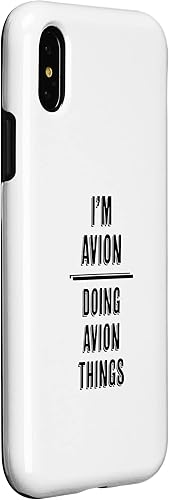Miniatura 9 de iPhone 11 Pro I'm AVION - Doing AVION Things  Divertido - Primer nombre - Funda