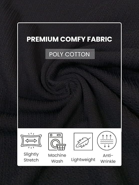 Image of GRECIILOOKS Polo T Shirt for Men | Textured Polo T Shirts for Men | Smart Casual Half Sleeve Mens T-Shirt, Breathable Cotton Knit Collar T Shirts