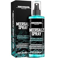 Viking Revolution Sea Salt Spray Hair Men - Meersalzspray für Männer - Salzspray mit Kelp, Aloe Vera & Rotalgenextrakt - Haarspray Männer für mehr Volumen - 260 ml - Herren Geschenke